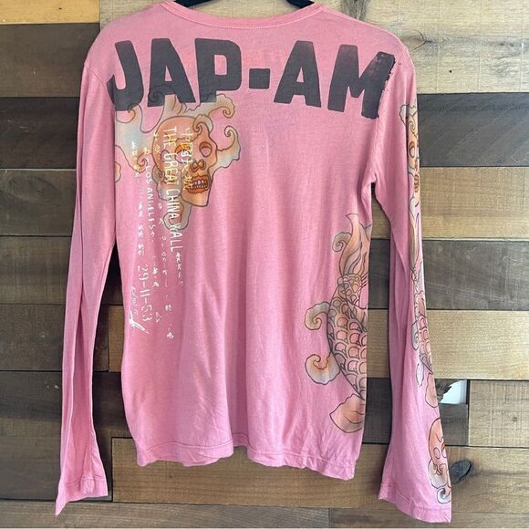 The Great China Wall JAP-AM Koi Fish Long Sleeve T - Picture 6 of 8